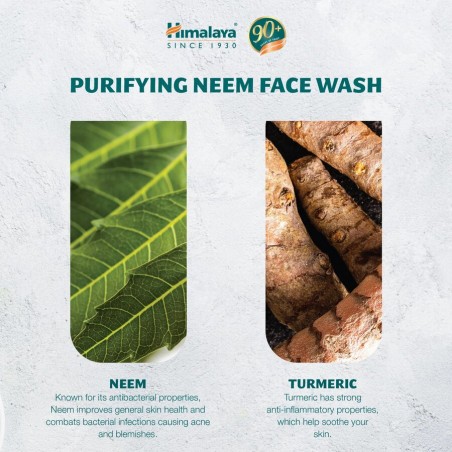 Очищающее средство для лица Neem, Himalaya, 150 мл