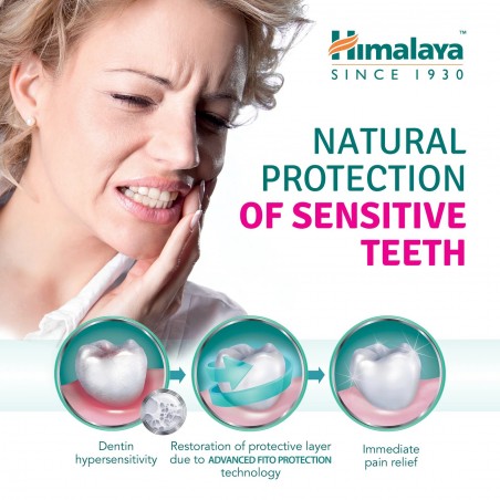 Herbal toothpaste for sensitive teeth Sensi-Relief, Himalaya, 75ml