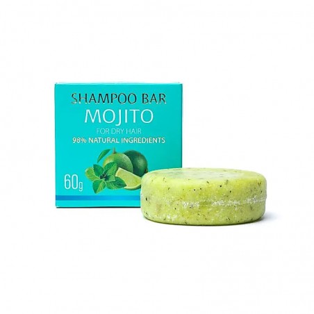 Luonnon kiinteä shampoo Mojito, Saules Fabrika, 60g