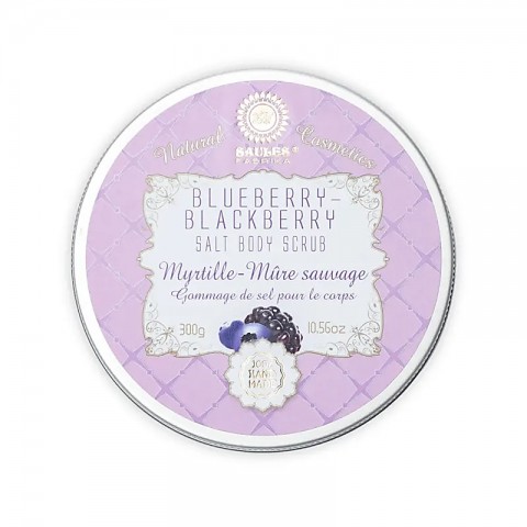 Sea salt body scrub Blueberry Blackberry, Saules Fabrika, 300g