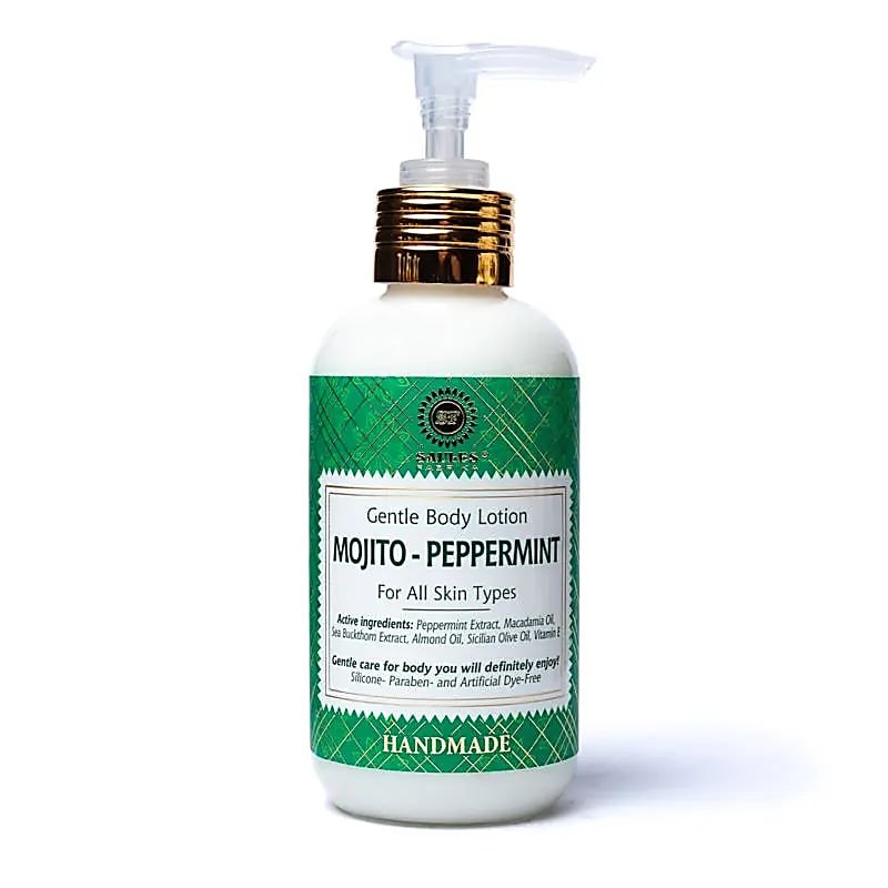 Käsintehty vartalovoide Mojito Peppermint, Saules Fabrika, 200ml