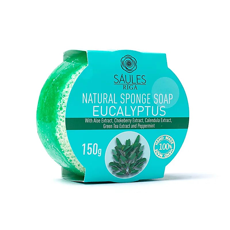 Luonnollinen sienisaippua Eukalyptus, Saules Fabrika, 150g