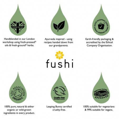 Hiusten kasvua edistävä kasviperäinen hoitoaine, Fushi, 230ml