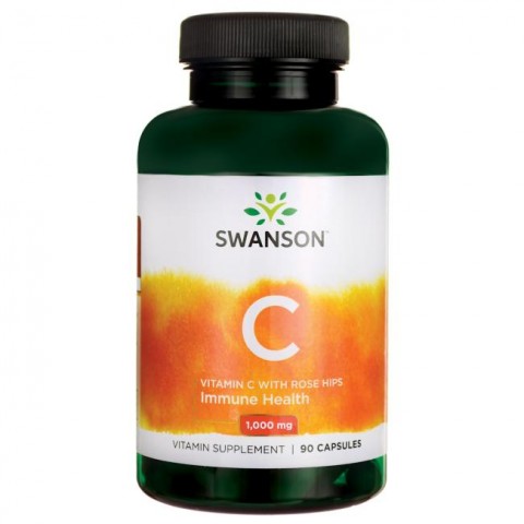 C-vitamiini punkkiuutteella, Swanson, 1000mg, 90 kapselia