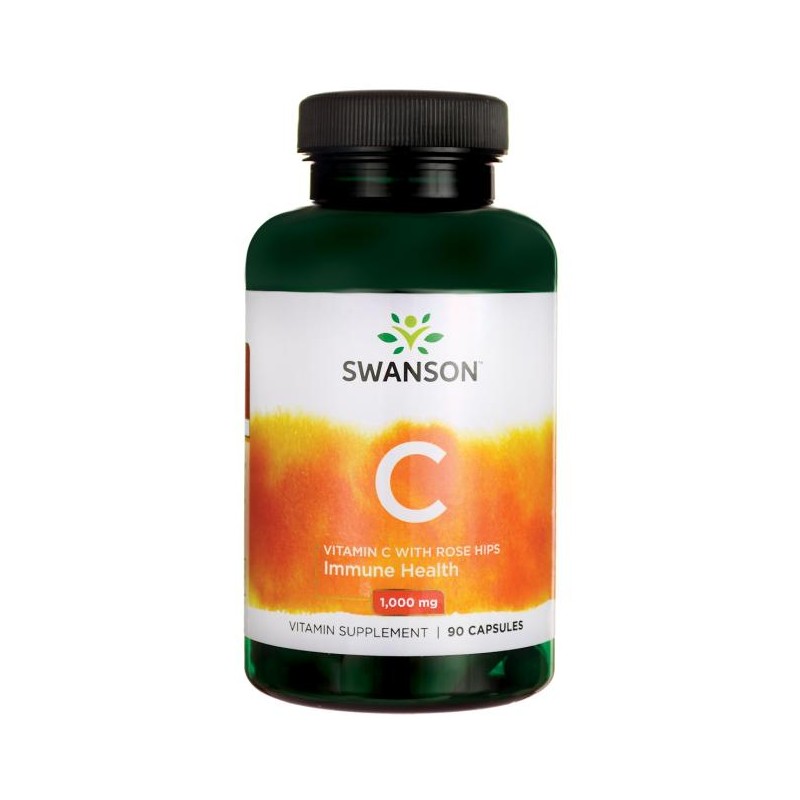 C-vitamiini punkkiuutteella, Swanson, 1000mg, 90 kapselia