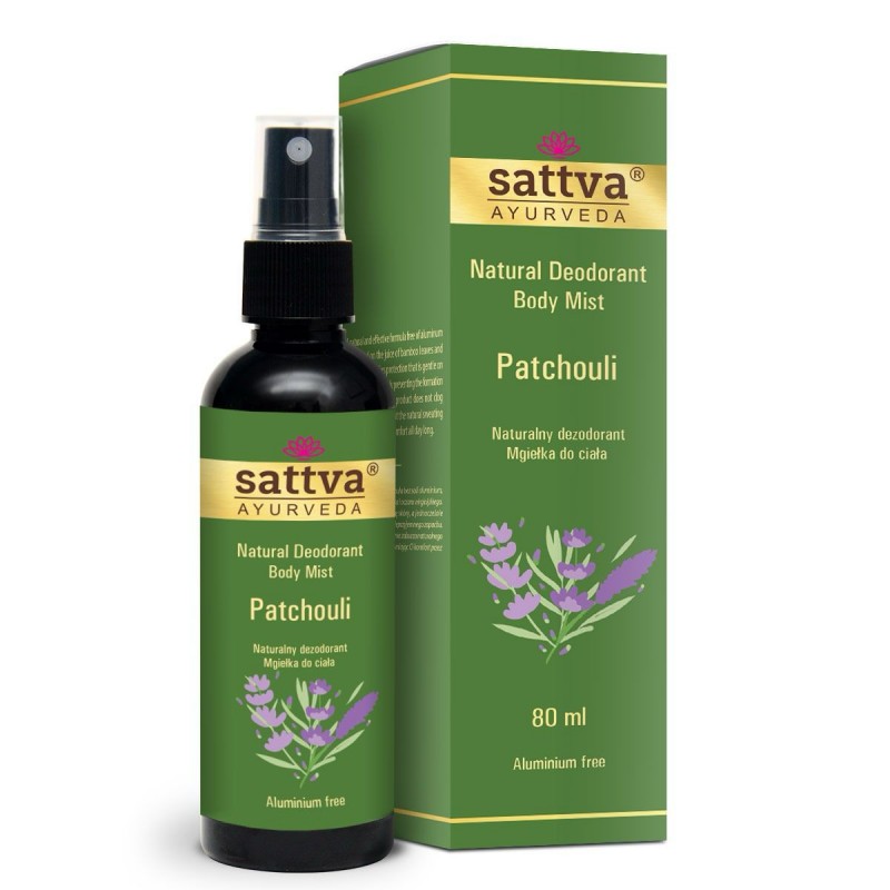 Натуральный дезодорант с пачули, Sattva Ayurveda, 80 мл