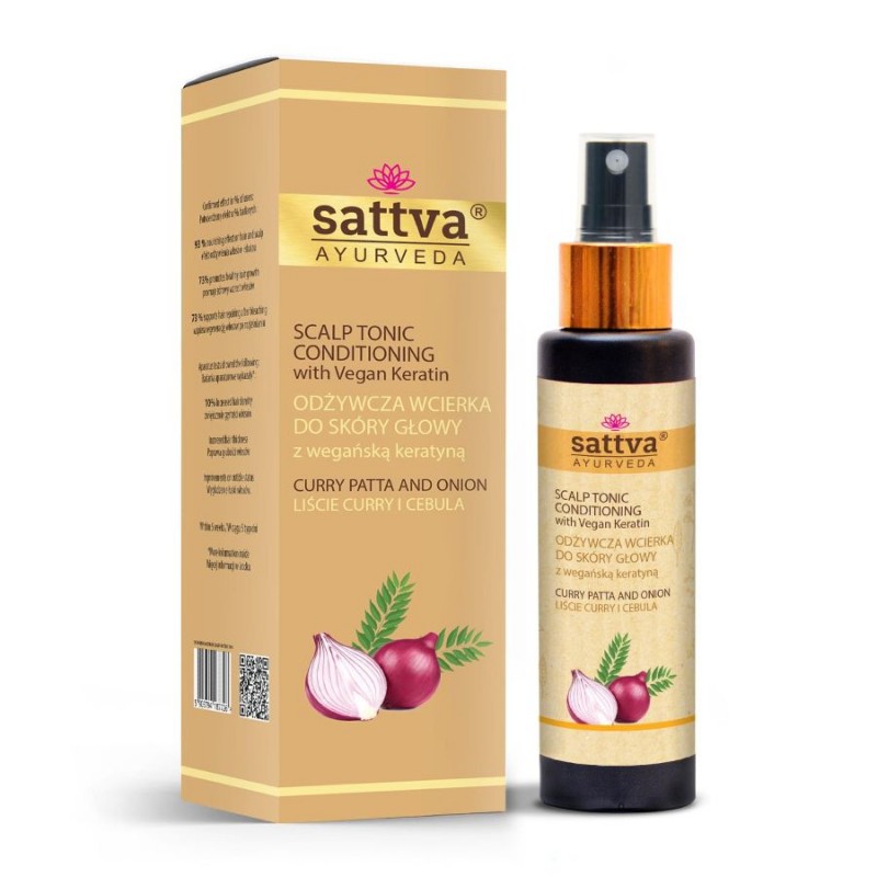 Hair tonic Curry Pata & Onion, Sattva Ayurveda, 100ml