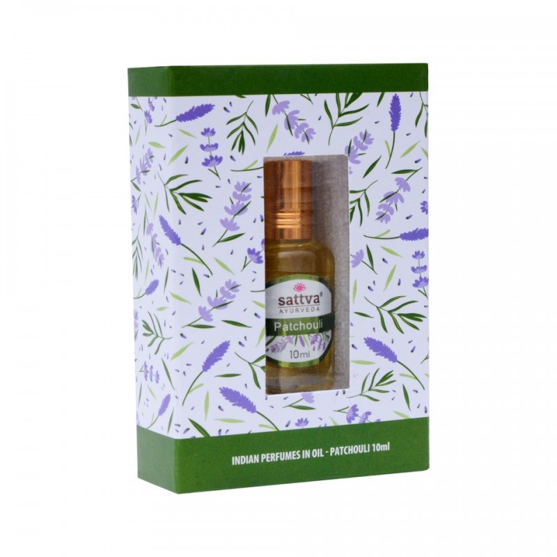 Ayurvedic öljyhajuvesi Patchouli, Sattva Ayurveda, 10ml