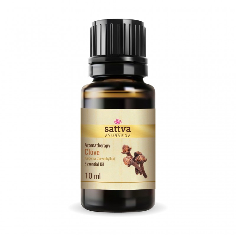 Neilikan eteerinen öljy Clove, Sattva Ayurveda, 10 ml