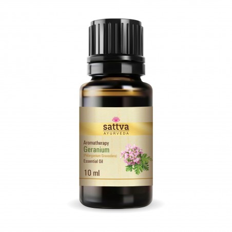 Geranium eteerinen öljy, Sattva Ayurveda, 10ml