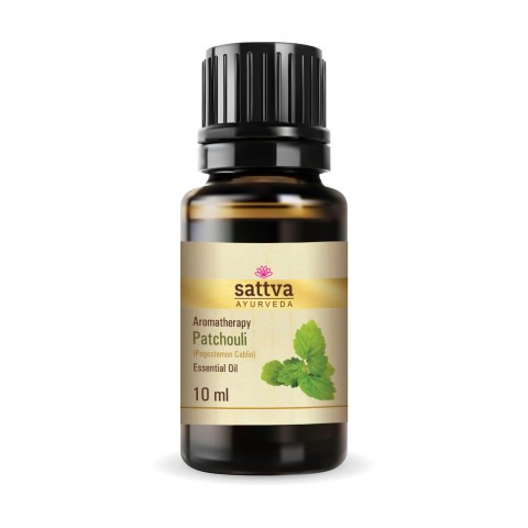 Patchouli essential oil, Sattva Ayurveda, 10ml