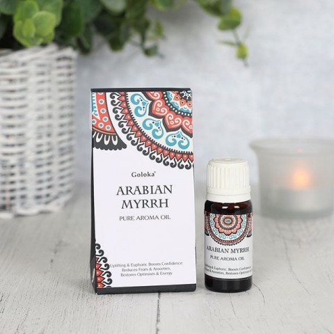 Arabian Myrrh Pure Aromatic Oil, Goloka, 10ml