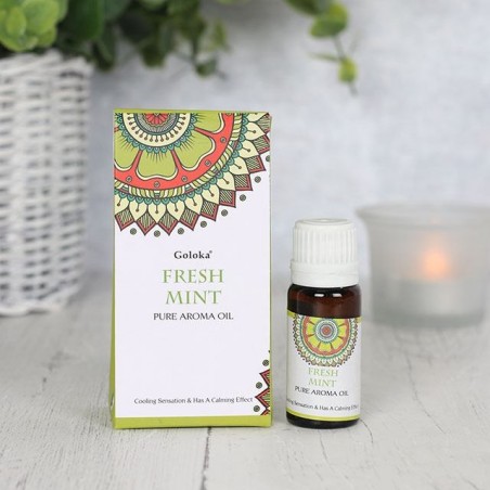 Fresh Mint pure aromatic oil, Goloka, 10ml