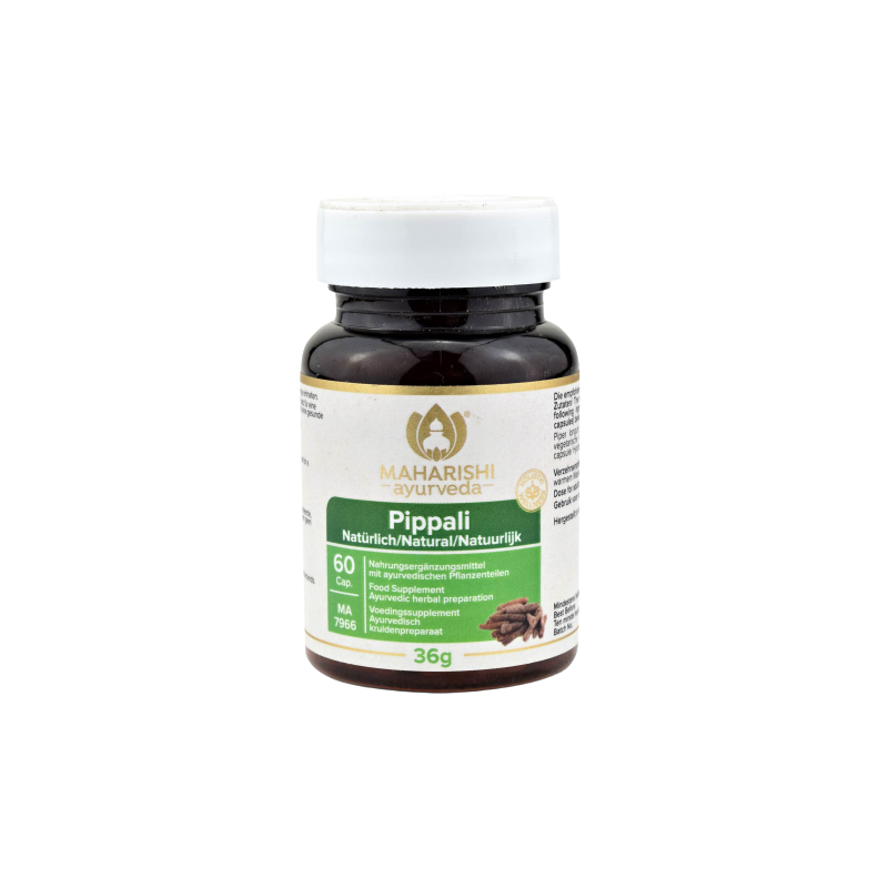 Long pepper capsules Pippali, Maharishi Ayurveda, 60 capsules