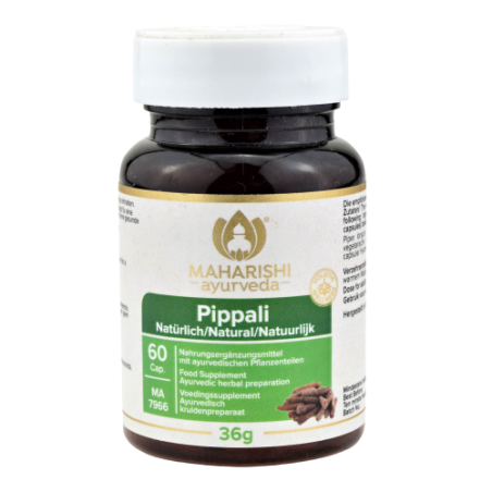 Long pepper capsules Pippali, Maharishi Ayurveda, 60 capsules