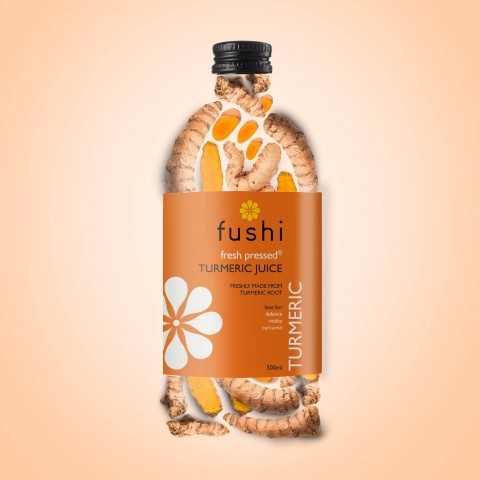 Pure turmeric juice, organic, Fushi, 500ml
