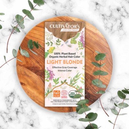 Kasvipohjainen vaalea hiusväri Light Blonde, Cultivator's, 100g