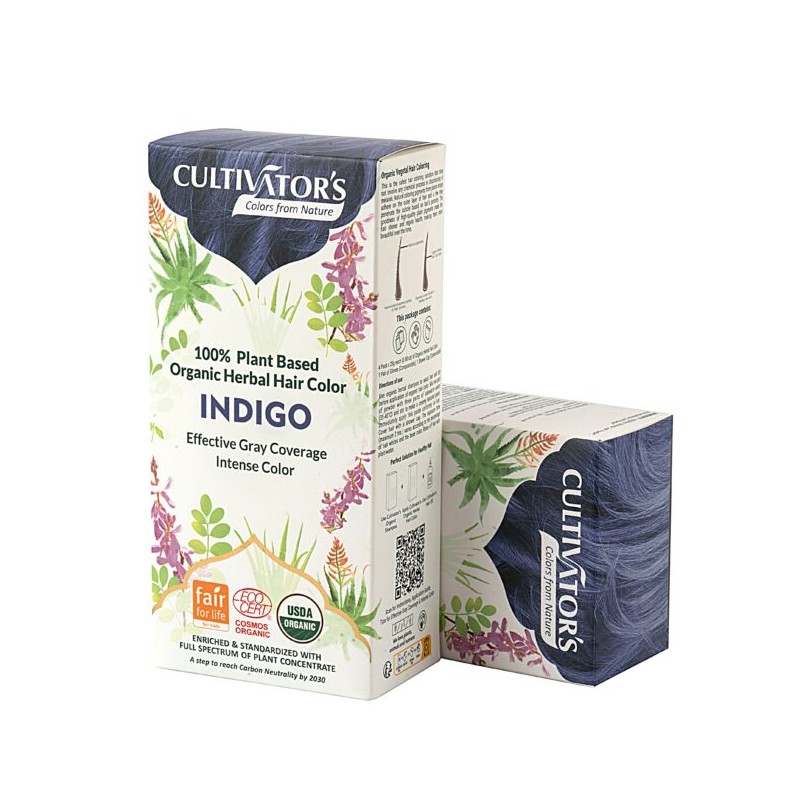 Plant-based hair dye Indigo, Cultivator's, 100g