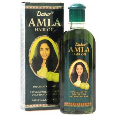 Öljy tummille hiuksille Amla, Dabur, 200ml