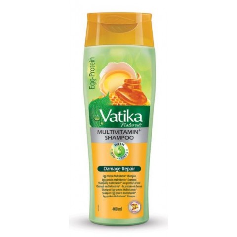 Shampoo vaurioituneille hiuksille Egg Protein MultiVit, Vatika Dabur, 400 ml