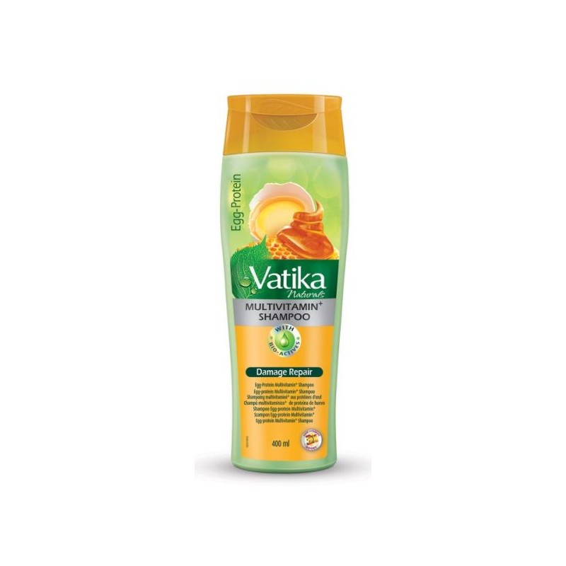 Shampoo vaurioituneille hiuksille Egg Protein MultiVit, Vatika Dabur, 400 ml