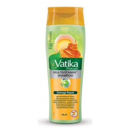 Shampoo for damaged hair Egg Protein MultiVit, Vatika Dabur, 400 ml