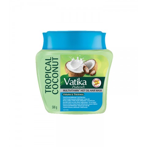 Syvähoitava hiusnaamio Tropical Coconut, Dabur Vatika, 500g