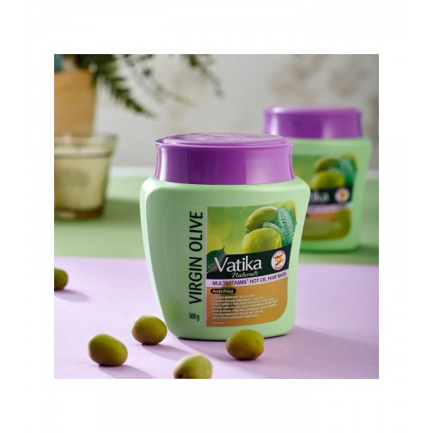 Strengthening hair mask Virgin Olive, Dabur Vatika, 500g