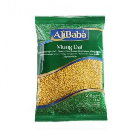 Murskatut Mung Dal-pavut, Ali Baba, 500g