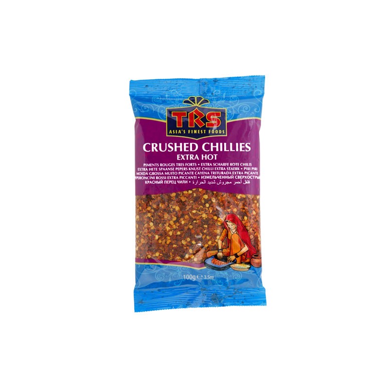 Murskatut chilipaprikat Extra Hot, TRS, 100g