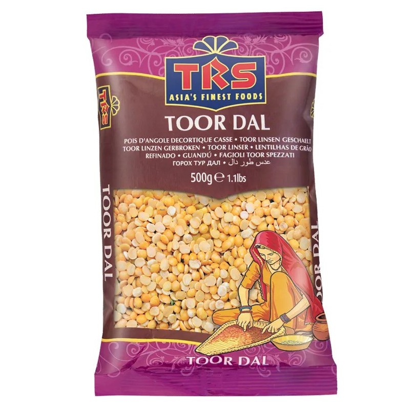 Split yellow lentils Toor Dal, TRS, 500g