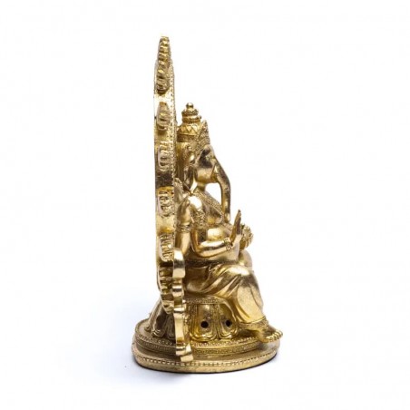 Ganesha statue with fire ring, 30cm