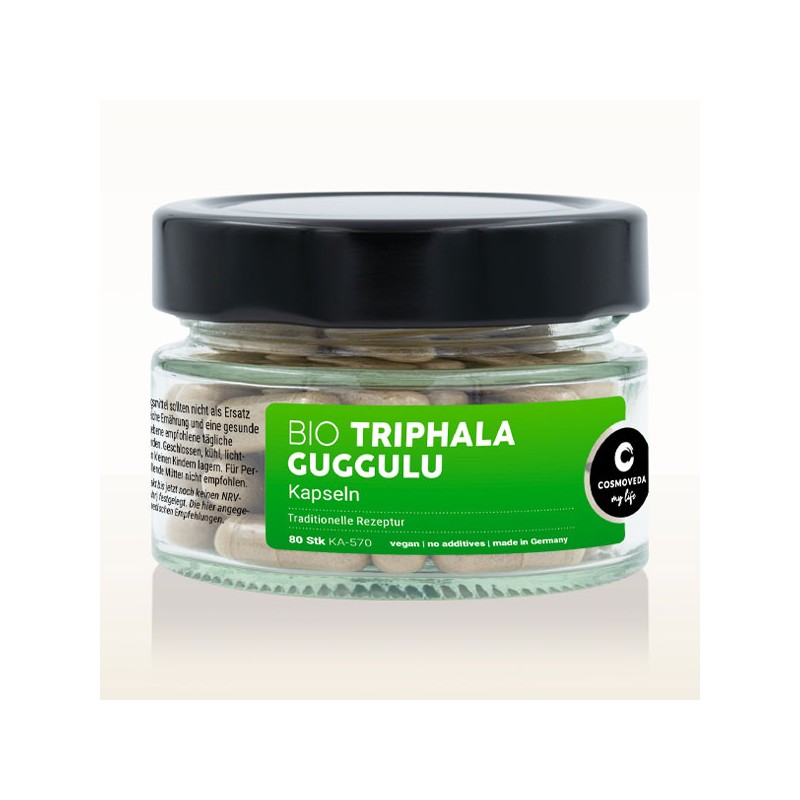 Пищевая добавка Triphala Guggulu, Cosmoveda, 80 капсул