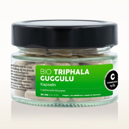 Пищевая добавка Triphala Guggulu, Cosmoveda, 80 капсул