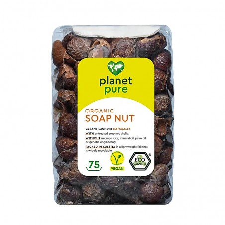 Saippuanpähkinät vaatteiden pesuun Saippuanpähkinät, hypoallergeeninen, Planet Pure, 300 g