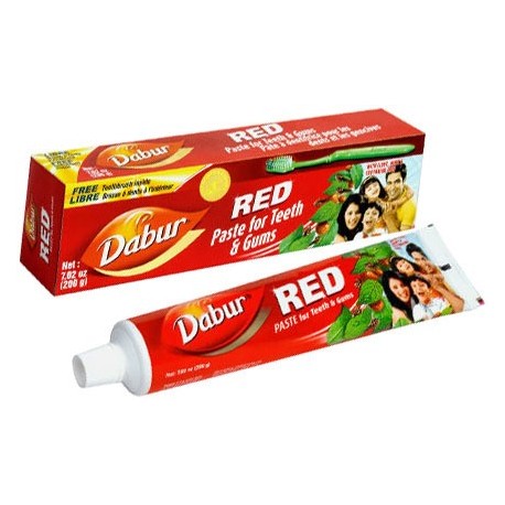 Hammastahna 7 lääkekasvilla RED, Dabur, 200g