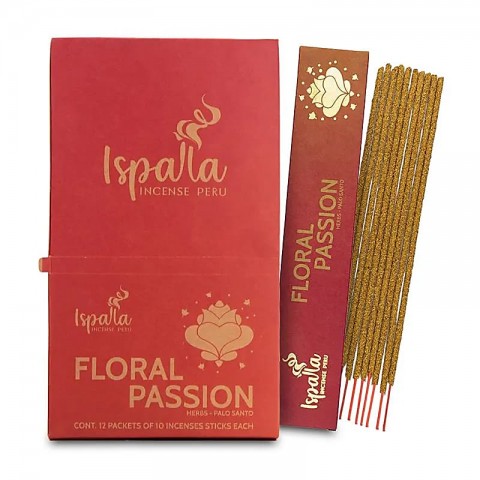 Palo Santo incense sticks Floral Passion, Ispalla, 10 pcs.