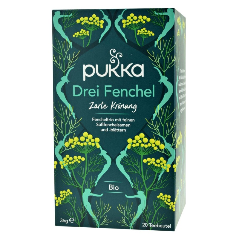 Fenkoli tee Kolme Fenkolia, Pukka, 20 pakettia