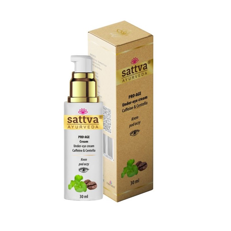 Pro Age Eye Cream for mature skin, Sattva Ayurveda, 30ml