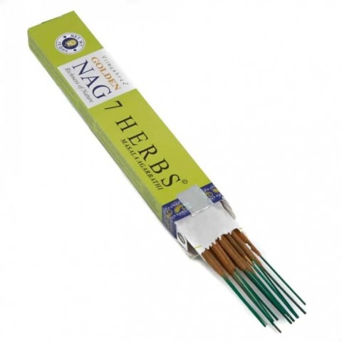 Seven Herbs incense sticks, Vijayshree Golden , 15g