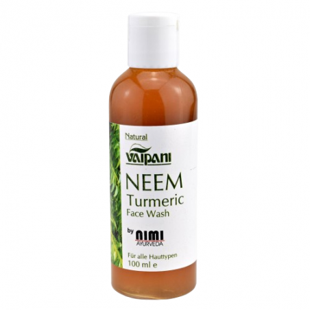 Kasvojen puhdistusaine Neemillä ja kurkumalla, VAIPANI Nimi Ayurveda, 100 ml