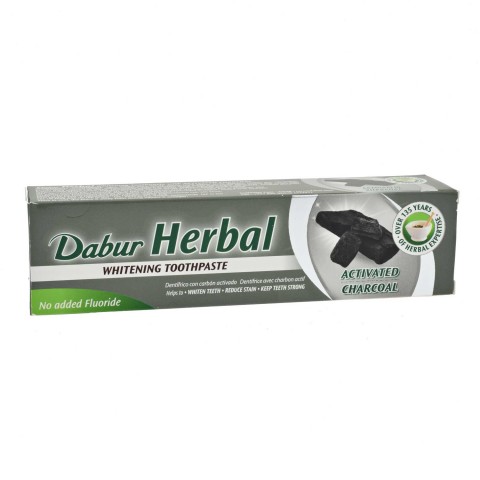 Whitening toothpaste with activated carbon Charcoal, Dabur, 100ml