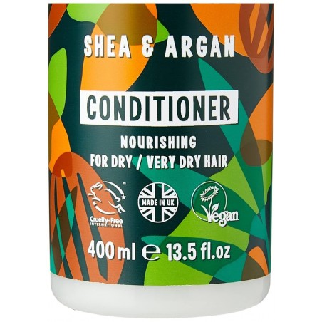 Hair conditioner with shea butter and argan oil, Faith In Nature, 400ml