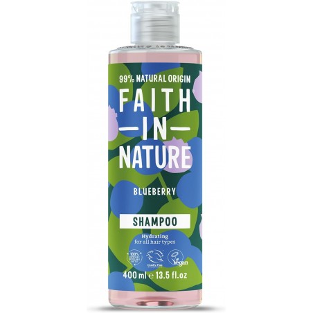 Mustikkashampoo, Faith In Nature, 400ml