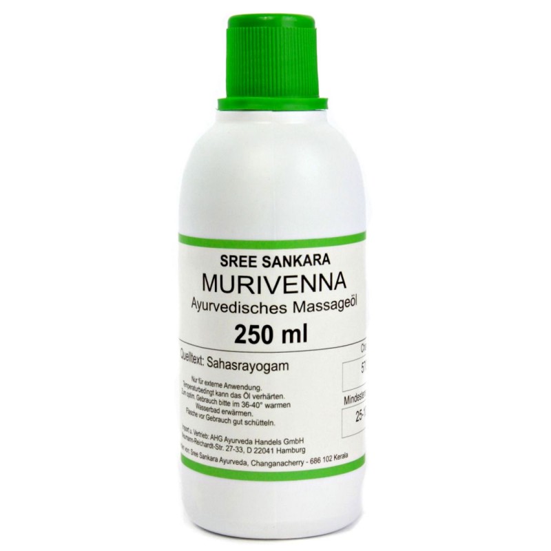 Hierontaöljy nivelille Murivenna, Sree Sankara, 250 ml