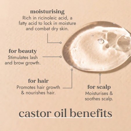 Castor oil, cold pressed, organic, Fushi, 250ml