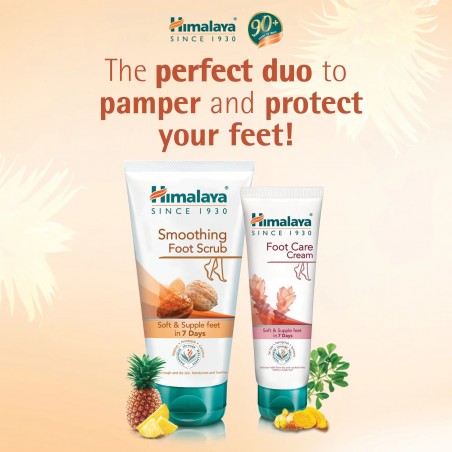 Foot cream for dry skin with turmeric and fenugreek, Himalaya, 75g