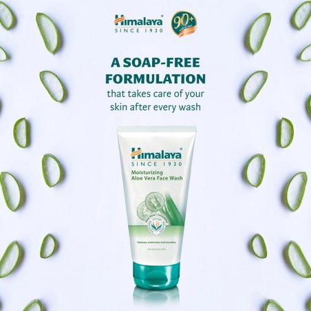 Moisturising face wash with aloe vera, Himalaya, 150ml