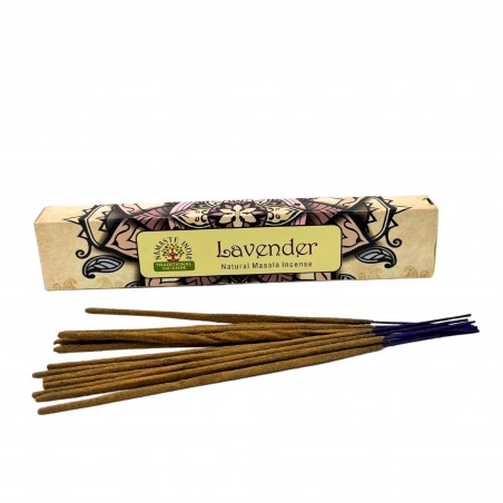 Incense sticks Lavender Mandala Masala, Namaste India, 15g