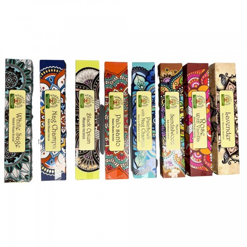 Incense sticks Lavender Mandala Masala, Namaste India, 15g